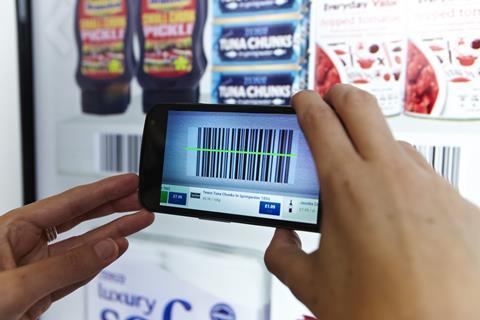 The grocer kicked off a two week trial of 10 interactive shopping screens designed to target holidaymakers yesterday